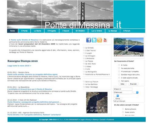 Sito Ponte di Messina 2010 Sito Ponte di Messina 2010
